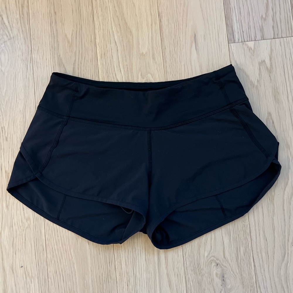 Black lululemon shorts